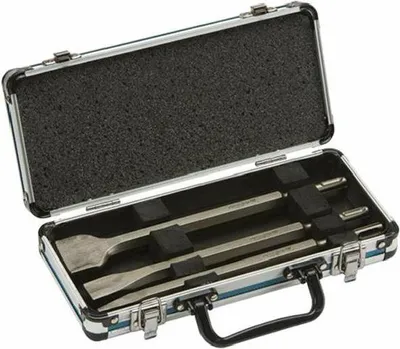 Immagine prodotto di Set di scalpelli Makita 3 pezzi argento