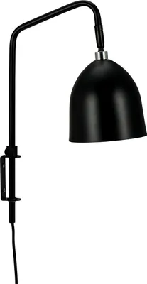 Immagine prodotto di Lampade da parete Lampada da parete a LED Lampada da lettura soggiorno Metallo camera da letto Easton Nero