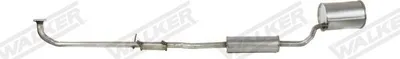 Produktbild von WALKER 22651 Endschalldämpfer für DAIHATSU SIRION (M1) Auspuff