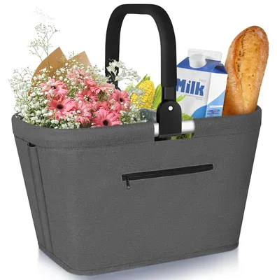 Imagen del producto de Bolsa de compras plegable de 35 litros con asas acolchadas