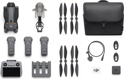 Zdjęcie produktu dla DJI Mavic 4 Pro Fly More Combo, 4 wirn., 100 MP, 12288 x 8192 px, 27 m/s, 6654 mAh, Szary