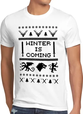 Produktbild von style3 8-Bit Winter is coming Herren T-Shirt