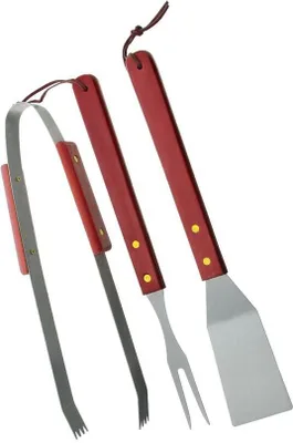 Produktbild von Edco Grillbesteck dreiteilig Grill-Werkzeug BBQ 92102