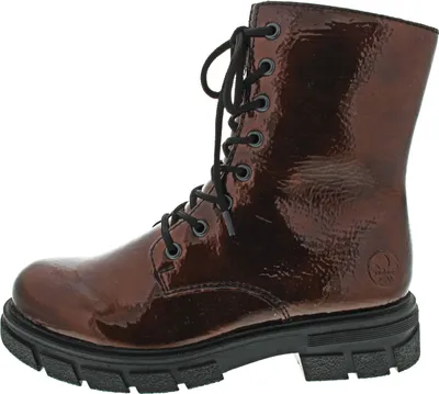 Produktbild von Rieker Damen Stiefeletten Schnürsenkel Kurzstiefel Z9120, Größe:38 EU, Farbe:Braun