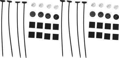 Produktbild von 2 Lüftermontage Kit durch Kühlerhalterung für elektrische Kühlung und Getriebekühler einstellen