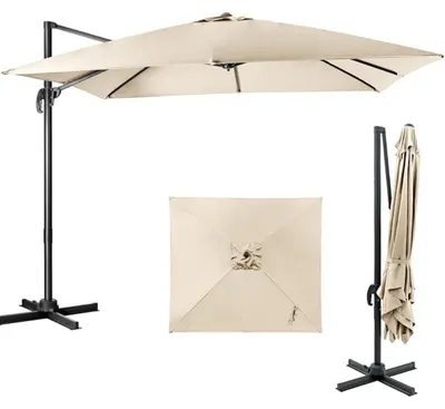 Obrázek produktu pro Zahradní slunečník s křížovým podstavcem WY09177FWDE, 300 cm, béžový