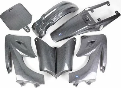Produktbild von Verkleidungs SET Carbon Style Typ 2 Dirt Bike Pit Bike HMParts