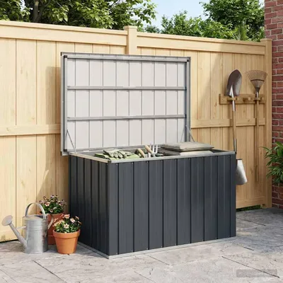 Immagine prodotto di vidaXL Cassetta da giardino antracite 109x67x65 cm