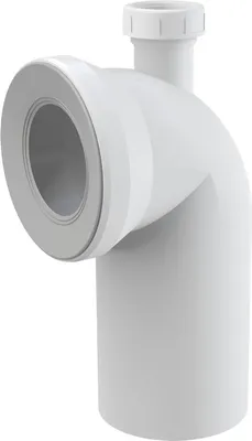 Produktbild von Alcadrain A90-90P40 WC Anschlussbogen 90° mit Konnektor Anschluss DN40