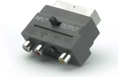 Produktbild von ViVanco™B47/41 04, Mini DIN + 3x RCA, SCART, Schwarz