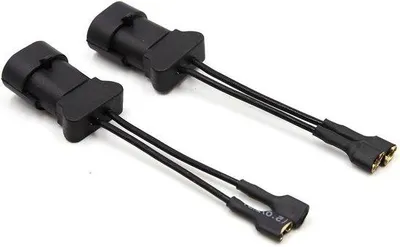 Zdjęcie produktu dla Adapter do telefonu samochodowego – wtyk głośnika – zestaw audio do samochodu – zaciski wciskane – 10,5 x 2 x 1,4 cm – czarny