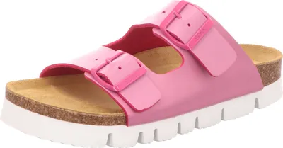 Produktbild von BOXX Damen-Bio-Pantolette mit Tieffußbett Pink, Farbe:rot, EU Größe:40