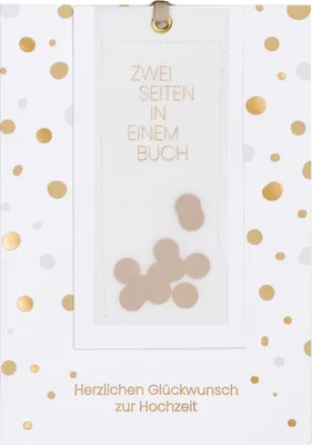 Produktbild von Räder Lesezeichenkarte Glückwunsch zur Hochzeit