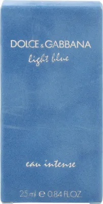 Zdjęcie produktu dla Dolce&Gabbana Light Blue Eau Intense, Kobiety, 25 ml, Butelka jednorazowa, Spray, 1 szt.