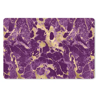 Produktbild von MuchoWow® Schreibtischunterlage Gold - Luxus - Marmor - Muster 60x40 cm - XXL Mauspad - Großes Mauspad