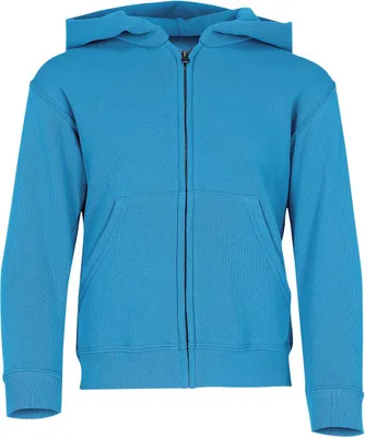 Produktbild von KIDS CLASSIC HOODED SWEAT JACKET  | Kinder Kapuzenjacke mit Doppelkapuze, verdecktem Metall-Reißverschluss & Vordertaschen, Jungen & Mädchen
