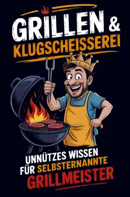 Produktbild von Grillen & Klugscheißerei - Unnützes Wissen für selbsternannte Grillmeister