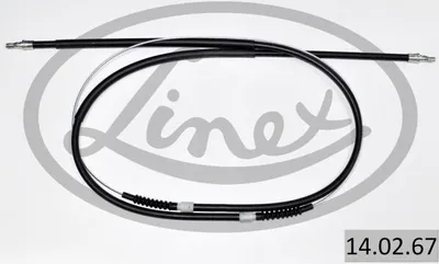Produktbild von LINEX Handbremsseil 14.02.67 Hinten für FIAT DUCATO Pritsche/Fahrgestell (230) 2825/875/2825/875mm