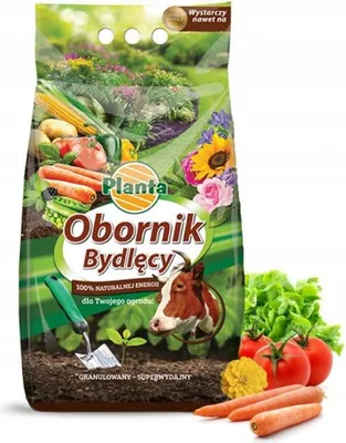 Zdjęcie produktu dla PlantaObornik Bydlęcy Granulowany 5L – Naturalny Nawóz Uniwersalny