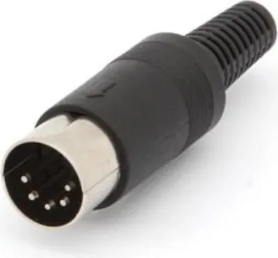 Produktbild von Din-Stecker (Audio) - 5-Polig 180 - Schwarz