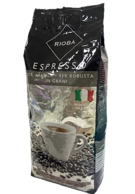Image de Rioba Silver 55% Arabica en grains 1kg