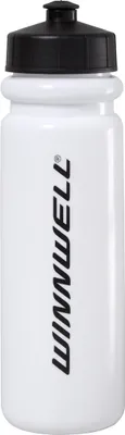 Produktbild von Hockeyflasche Winnwell 1l mit kurzem Mundstück und Logo