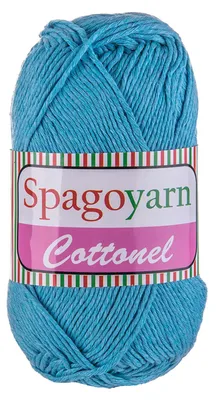 100g Strickgarn Cottonel Uni Häkelgarn Strickwolle oldtimerblau