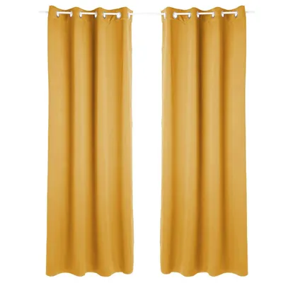 Produktbild von Vorhänge, verdunkelnd, Polyester, anthrazit, 240 x 135 cm