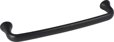 Zdjęcie produktu dla Furnipart uchwyt meblowy Provence LA160 - żeliwna podstawa uchwytu ø 18 mm, uchwyty do szafek kuchennych, żeliwo czarne