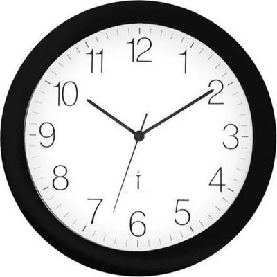 Image de technoline Horloge murale WT 8000 noire analogique