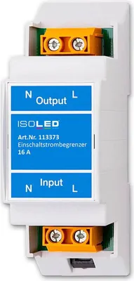 Produktbild von ISOLED Einschaltstrombegrenzer 16A für kapazitive Lasten, Hutschienenmontage