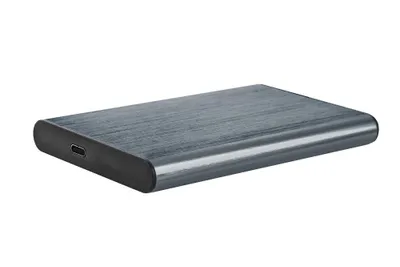 Imagen del producto de Gembird EE2-U3S-6-GR, carcasa para discos duros/SSD, 2.5", SATA, Serial ATA II, Serial ATA III, 6 Gbit/s, conexión USB, aluminio