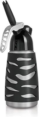 Image de iSi Home Dessert Whip PLUS Mini 0,25L Edelstahlflasche mit Kopf schwarz 1380
