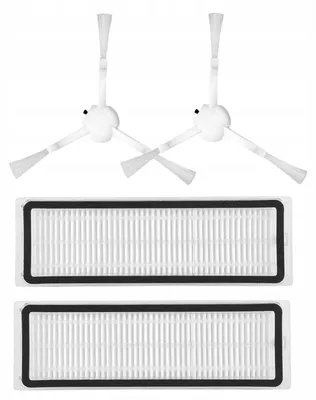 Produktbild von Zubehörset für Xiaomi Vacuum Mop 1C und Dreame F9 - 2 HEPA-Filter - 2 Seitenbürsten - 4 Teile