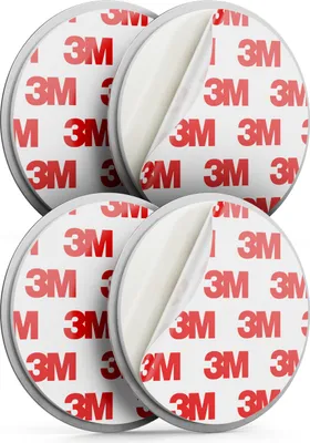 Produktbild von deleyCON 2x Magnetbefestigung für Rauchmelder Magnethalter Feuermelder selbstklebende Magnethalterung 3M Klebefläche Durchmesser 65mm