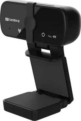 Zdjęcie produktu dla Sandberg USB Webcam Pro+ 4K, 8 MP, 3264 x 2448 px, Full HD, 30 fps, USB 2.0, Czarny
