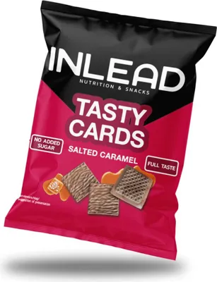 Produktbild von INLEAD Tasty Cards 52g Salted Caramel