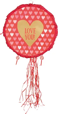 Obrázok produktu pre Boland 48012, Ťahacia pinata, Papája, Ružová, Červená, Biela, 40 cm, 275 g, 450 mm