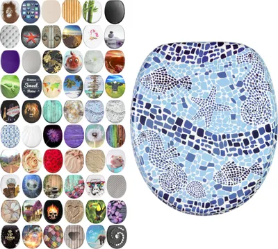 Produktbild von WC sedátko SANILO® s mechanismem Soft-Close Mosaic World