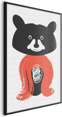 Produktbild von Posterpapier Poster - Friendly Mr. Raccoon 29.7x42 cm Für Kinder e-A-0118-ao-a