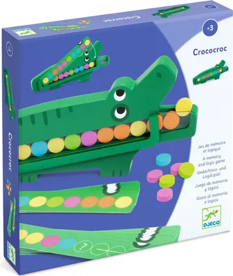 Produktbild von DJECO Djeco Edukacinis medinis žaidimas - Crococroc ( DJ01629 )