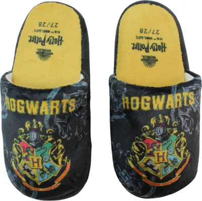 Produktbild von Harry Potter Kinder Hausschuhe Slipper Schlüpfschuhe Pantoffeln – Gelb / 27/28
