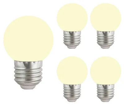 Productafbeelding van Vito Lighting LED Kogellamp P45 E27 Mat - 2W 2700K - Extra Warmwit - Vervangt 15W - 5 stuks