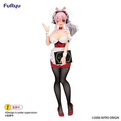 Productafbeelding van Super Sonico BiCute Bunnies PVC-beeldje, Super Sonico, bedieningsmeisje versie, 28 cm