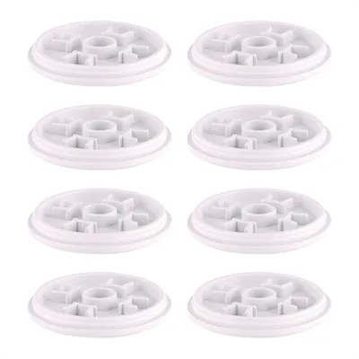 Produktbild von WAGNER QuickClick® Kunststoffgleiter HYPER - 8er-Set Ersatzgleiter Ø 50 mm - für Basis Ø 50 mm - DE Ware - 15833800