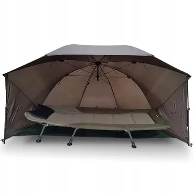 Produktbild von Angelschirm Angeln Set Schirmzelt Windschutz Wasserdicht Regenschirm Zelt 60"