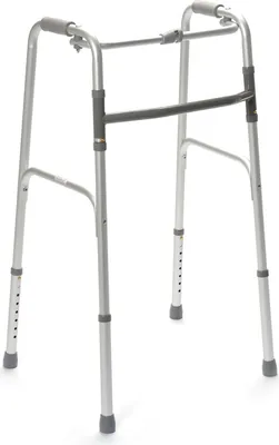 Produktbild von Drive Medical Gehgestell zusammenklappbar, silbergrau