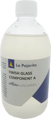Image de La Pajarita Vernis pour verre Résine époxyde 500ml - Vernis transparent pour effet verre