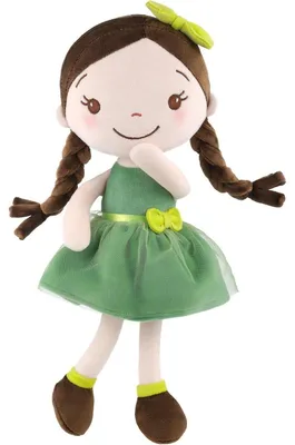 Productafbeelding van Pluche baby pop, 30 cm, zacht, machinewasbaar, geschikt voor meisjes, peuters en baby's, thema: boself