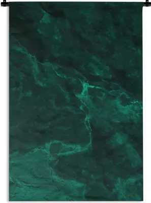 Produktbild von MuchoWow® Wandteppich Wandbehang Marmor - Limone - Grün - Strukturiert - Marmoroptik 90x135 cm Tapisserie Dekoration Wandtuch - Baumwolle - Wandskulptur